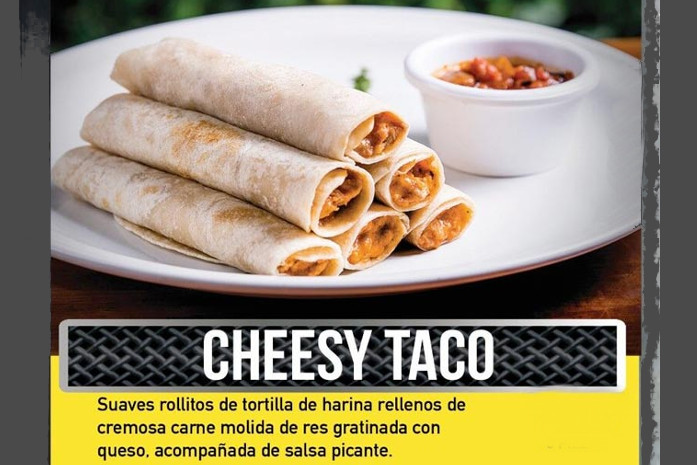Cheesy Taco Menu Wet Willys Guadalajara