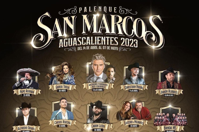 Cartelera Feria de San Marcos 2023
