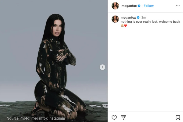 Imagen de La actriz Megan Fox donde celebran la llegada de su cuarto hijo