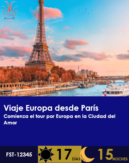 Promo de Viaje a España desde Paris con FunShaft Travel