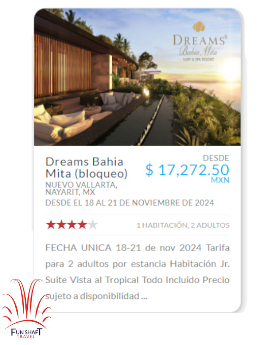 Imagen de proximo Viaje - Promocion Hotel Dreams Nuevo Vallarta